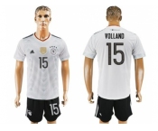 Germany #15 Volland White Home Soccer Country Jersey