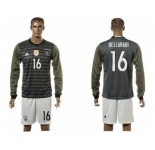 Germany #16 Bellarabi Away Long Sleeves Soccer Country Jersey