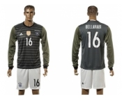 Germany #16 Bellarabi Away Long Sleeves Soccer Country Jersey