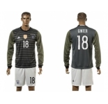 Germany #18 Ginter Away Long Sleeves Soccer Country Jersey