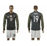 Germany #19 Kruse Away Long Sleeves Soccer Country Jersey