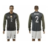 Germany #2 Mustafi Away Long Sleeves Soccer Country Jersey