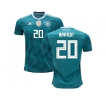 Germany #20 Brandt Away Soccer Country Jersey