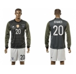 Germany #20 Kramer Away Long Sleeves Soccer Country Jersey