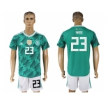 Germany #23 Sane Away Soccer Country Jersey