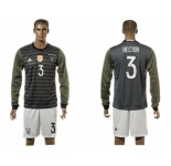 Germany #3 Hector Away Long Sleeves Soccer Country Jersey
