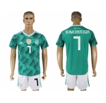 Germany #7 Schweinsteiger Away Soccer Country Jersey