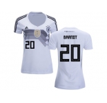 Women Germany #20 Brandt White Home Soccer Country Jersey
