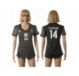 Women's Germany #14 Champions Away Soccer Country Jerse