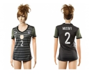 Women's Germany #2 Mustafi Away Soccer Country Jersey1