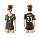 Women's Germany #20 Kramer Away Soccer Country Jersey1