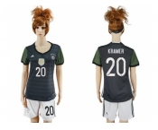 Women's Germany #20 Kramer Away Soccer Country Jersey