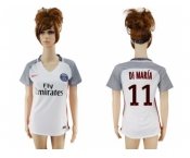 Women's Paris Saint-Germain #11 Di Maria Sec Away Soccer Club Jersey