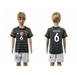 Germany #6 Khedira Away Kid Soccer Country Jersey