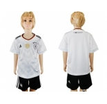 Germany Blank White Home Kid Soccer Country Jersey