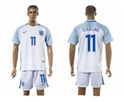 England #11 Sterling Home Soccer Country Jersey