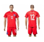 England #12 Clyne Away Soccer Country Jersey1