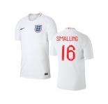 England #16 Smalling Home Thai Version Soccer Country Jersey