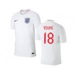 England #18 Young Home Thai Version Soccer Country Jersey