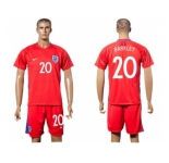 England #20 Barkley Away Soccer Country Jersey1