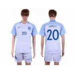 England #20 Barkley Home Soccer Country Jerse