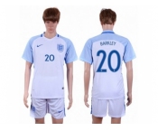 England #20 Barkley Home Soccer Country Jerse