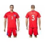 England #3 Rose Away Soccer Country Jersey1