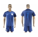England #7 Beckham Away Soccer Country Jersey