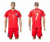 England #7 Sterling Away Soccer Country Jersey