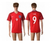 England #9 Kane Away Soccer Country Jersey1