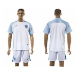 England Blank Home Soccer Country Jersey