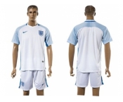 England Blank Home Soccer Country Jersey