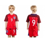 England #9 Kane Away Kid Soccer Country Jersey