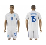 Greece #15 Torosidis Home Soccer Country Jersey