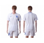 Greece Blank Home Soccer Country Jersey