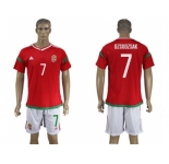 Hungary #7 Dzsudzsak Home Soccer Country Jersey