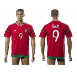 Hungary #9 Szalai Home Soccer Country Jersey1