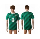 Ireland Blank Home Soccer Country Jersey1