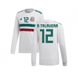 Mexico #12 A.Talavera Away Long Sleeves Soccer Country Jersey