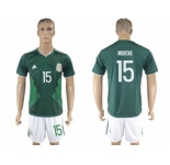 Mexico #15 Moreno Green Home Soccer Country Jersey