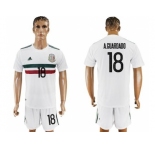 Mexico #18 A.Guardado Away Soccer Country Jersey