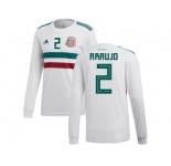 Mexico #2 Araujo Away Long Sleeves Soccer Country Jersey