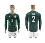 Mexico #2 I.Sabdi Home Long Sleeves Soccer Country Jersey
