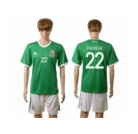 Mexico #22 P.Aguilar Green Home Soccer Country Jersey1