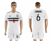 Mexico #6 J.Emmanuel Away Soccer Country Jersey
