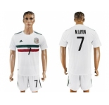 Mexico #7 M.Layun Away Soccer Country Jersey