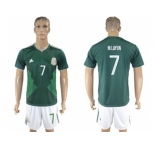 Mexico #7 M.Layun Green Home Soccer Country Jersey
