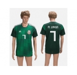 Mexico #7 M.Layun Green Training Soccer Country Jersey