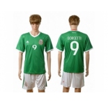 Mexico #9 Borgetti Green Home Soccer Country Jersey