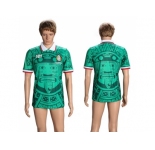 Mexico Blank Green 1998 Throwback Soccer Country Jersey